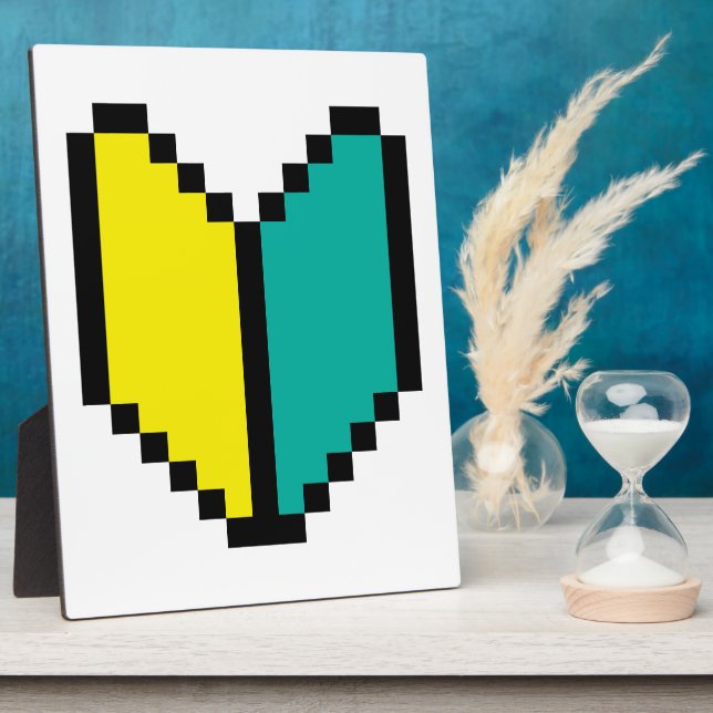 8 Bit Pixel Wakaba / Shoshinsha Mark Fotoplatte (Seite)