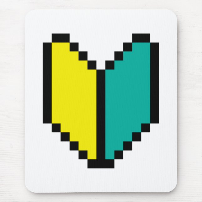 8 Bit Pixel Wakaba / Shoshinsha Mark Mousepad (Vorne)