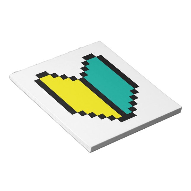 8 Bit Pixel Wakaba / Shoshinsha Mark Notizblock (angewinkelt)