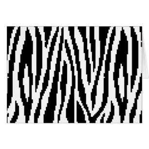 8 Bit Pixel Zebra Print Design Muster
