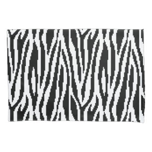 8 Bit Pixel Zebra Print Design Muster Kissenbezug