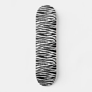 8 Bit Pixel Zebra Print Design Muster Skateboard