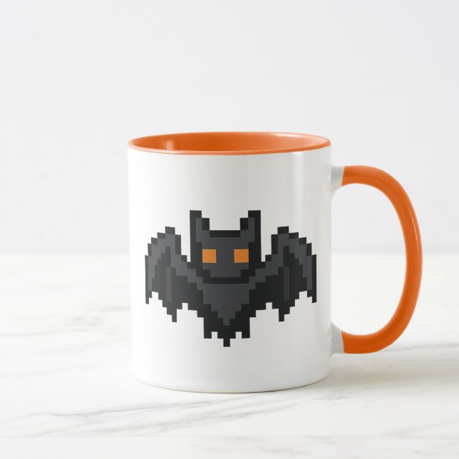 8-bit Retro Bat Tasse (Rechts)