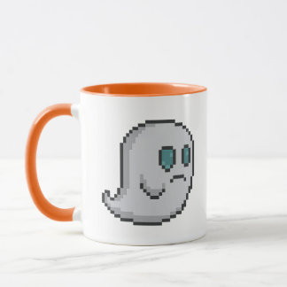 8-Bit-Retro-Geist Tasse