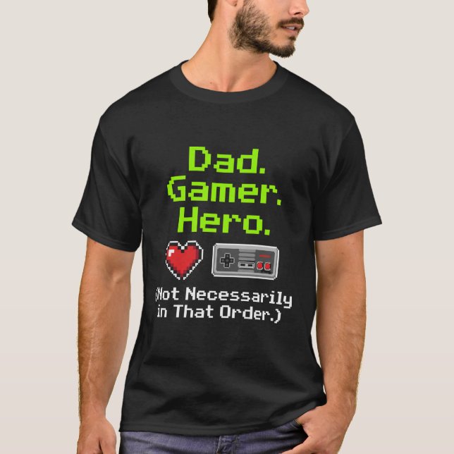 8-Bit Retro-Pixel-Art T-Shirt (Vorderseite)