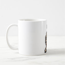 8-Bit Retro-Skelett Kaffeetasse