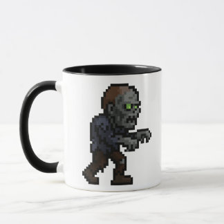 8-bit Retro Zombie Tasse