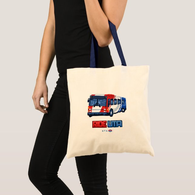 8-Bit Ride UTA Bus-Tasche Tragetasche (Vorderseite (Produkt))