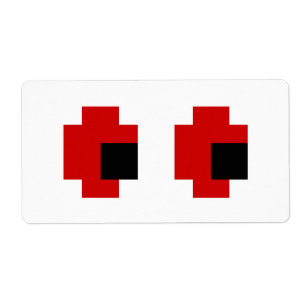 8 Bit Spooky Red Eyes