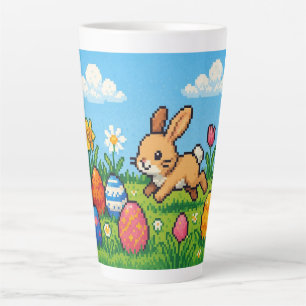 8-Bit süßer Osterhase/Kaninchen Milchtasse