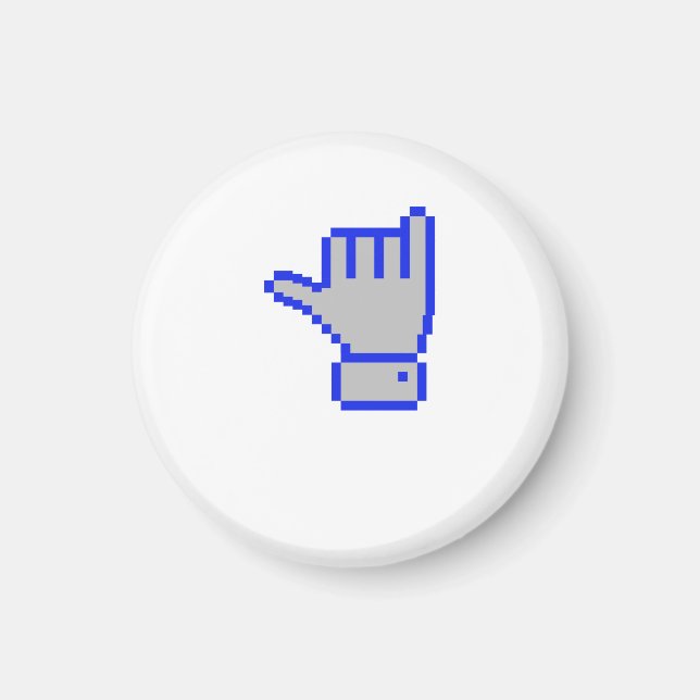8-Bit-Typ Magnet (Vorne)