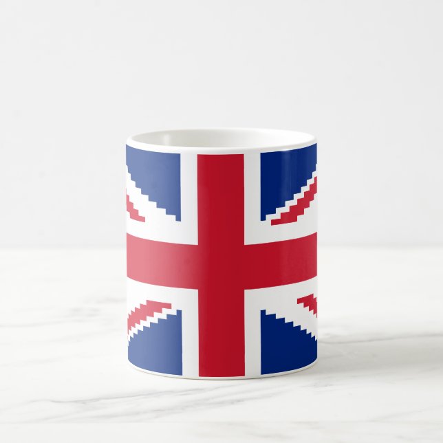 8 Bit Union Pixel Jack Kaffeetasse (Mittel)
