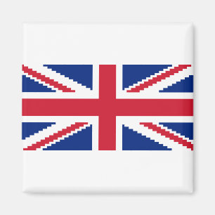 8 Bit Union Pixel Jack Magnet