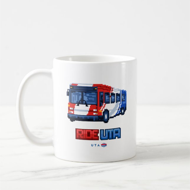 8-Bit UTA-Bus-Tasse Kaffeetasse (Links)