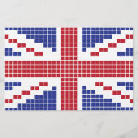 8-Bitflagge pixel-Gewerkschafts-Jack-Briten