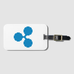 8-BitGepäckanhänger der Kräuselungs-XRP des logo- Gepäckanhänger
