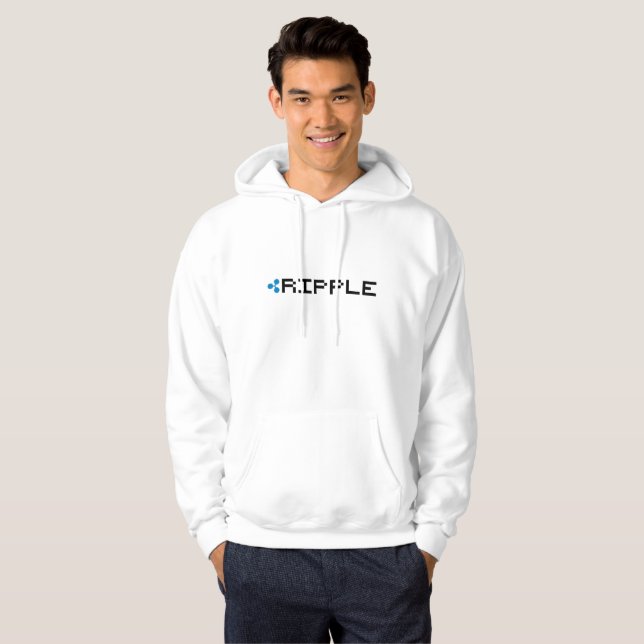 8-Bitlogo| Hoodie der Kräuselungs-XRP (Vorne ganz)