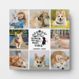 8 Erinnerung an den Verlust des Hundes in Fotocoll Fotoplatte