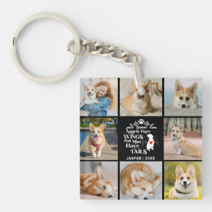 8 Erinnerung an den Verlust des Hundes in Fotocoll Schlüsselanhänger