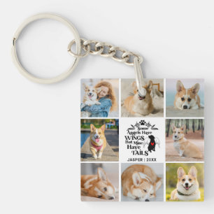 8 Erinnerung an den Verlust des Hundes in Fotocoll Schlüsselanhänger