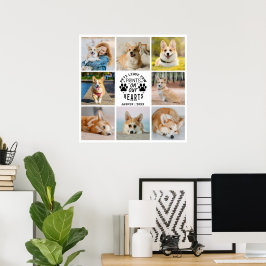8 Erinnerung an die Fotocollage Poster