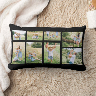 8 Familienfoto-Collage Erstellen Sie Ihre eigene Lendenkissen