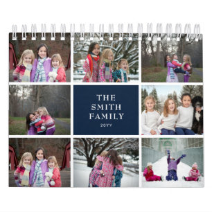 8-Familienfoto-Kollage-Kalender 2025 Kalender