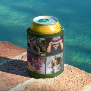 8 Foto Collage DIY Fun Personalisiert Dose Cooler Dosenkühler