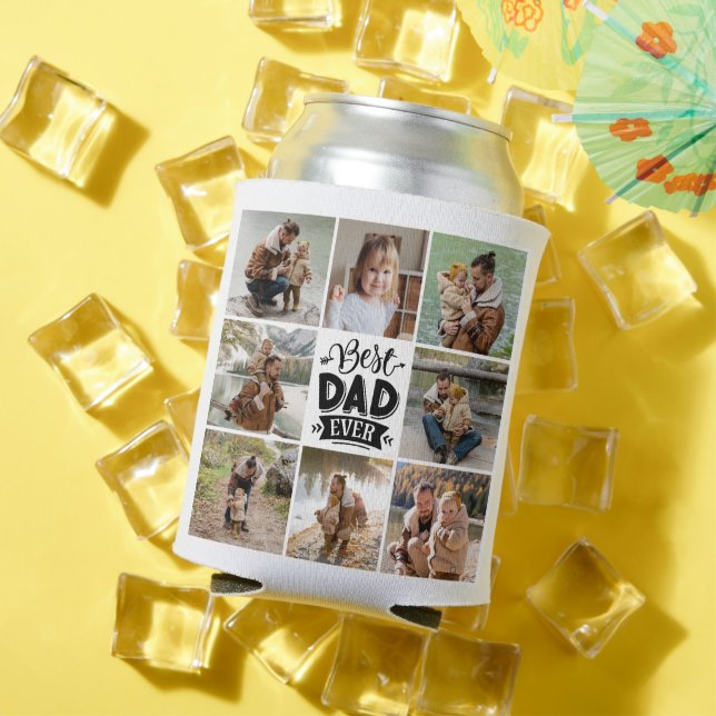 8 Foto Collage Jeden Anlaß Bester Vater je Dosenkühler (In Situ Sommer)
