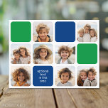 8-Foto-Collage moderner Würfel blau grün Postkarte<br><div class="desc">Foto montage - Benutzen Sie Ihr Lieblings-Foto oder Ihre Bilder, um Spaß zu haben und mit Freunden zu teilen. Dieses moderne Gitter ist ein einzigartiges und auffälliges Display Ihrer Fotos. Dies ist Set bis zu einem kostenlosen Online-Foto Collage Maker für Ihr Instragram oder andere quadratische Foto. Wenn Sie gewollt haben,...</div>