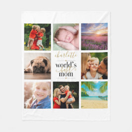 8 Foto Collage Personalisiert Worlds Beste Mama Fleecedecke