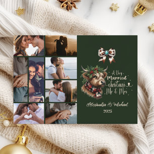 8 Foto Highland Cow frohe Weihnachten Mrs. und Mr.