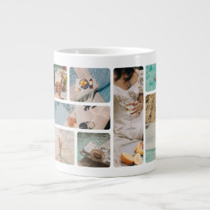 8-Foto-Raster-Tasse   Personalisierte Fototasse al Jumbo-Tasse