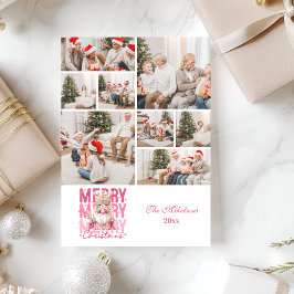 8 Foto Vintage Rosa Nussknacker Weihnachten