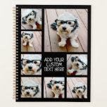 8 Fotocollage Optionaler Text — Schwarz bearbeiten Planer<br><div class="desc">Fügen Sie Ihre Lieblings-Bilder zu dieser lustigen Vorlage. Sie können quadratische Fotos oder beliebige Foto für dieses Raster verwenden.</div>