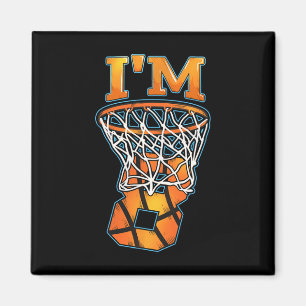 8. Geburtstag Basketball Player I m 8 Boys Girls B Magnet