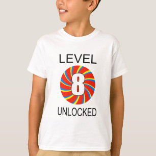 8. Geburtstag Computerspiel T-Shirt