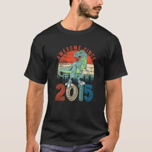 8. Geburtstag Dinosaurier Boys 8 Jahre Phantastisc T-Shirt