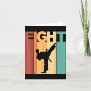 8. Geburtstag Karate Taekwondo Thema 8 Jahre alt Karte