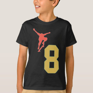 8. Geburtstag Skateboard Liebhaber Skater 8 Jahre T-Shirt