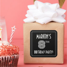8. Geburtstagsparty: Art Deco Stil & Individuelle 