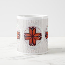 8 gezeigter Stern-Spule inspirierter Jumbo-Tasse