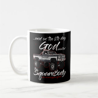 8. Godjimmysquarebody Trucksuburbanblazersilverad Kaffeetasse