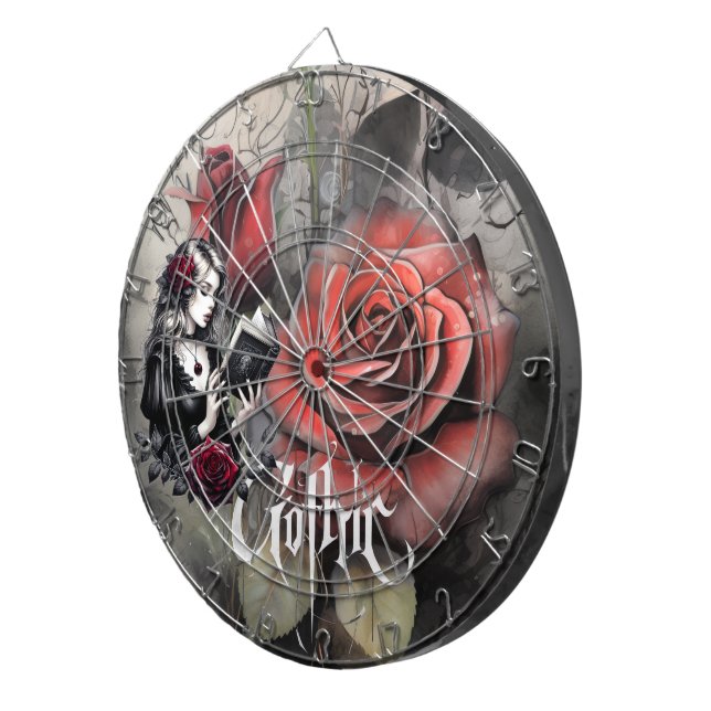#8 Gothic Spaß  Dartscheibe (Vorderseite rechts)