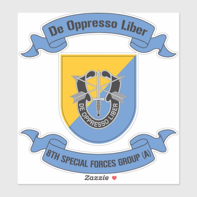 8. Gruppe der Spezialeinheiten (Im Flugzeug) 8. SF Aufkleber (Blatt)
