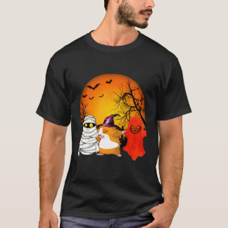 8 Halloween-Kürbis Meerschweinchen T-Shirt
