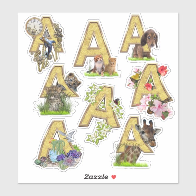 8 Hauptstadt A Aufkleber (Blatt)