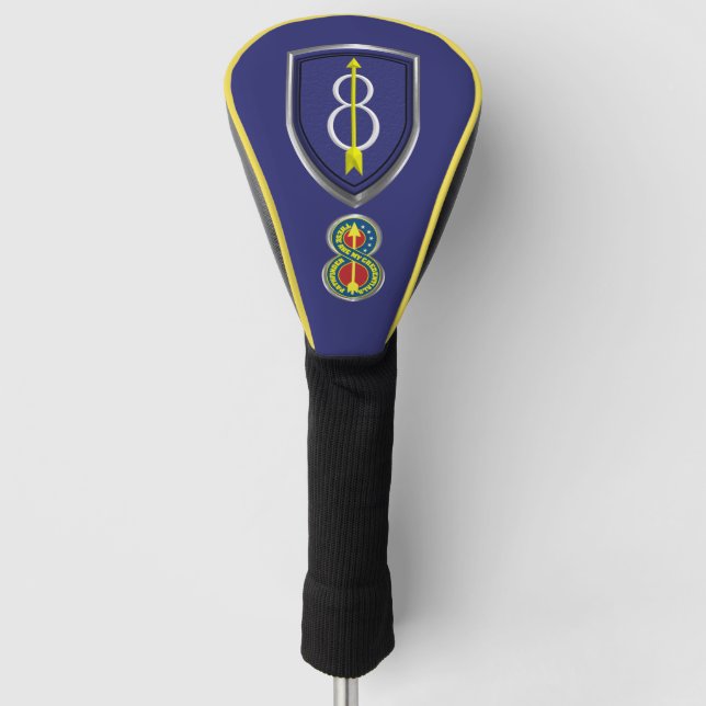 8. Infanterie-Division „Pathfinder“ Patch Golf Headcover (Vorderseite)