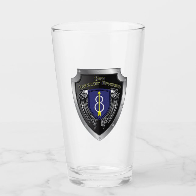 8. Infanterieabteilung "Pathfinder Shield" Glas (Vorderseite)