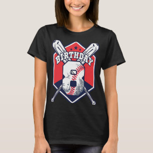 8 Jahre alt 8. Baseball Geburtstagsparty Theme Boy T-Shirt